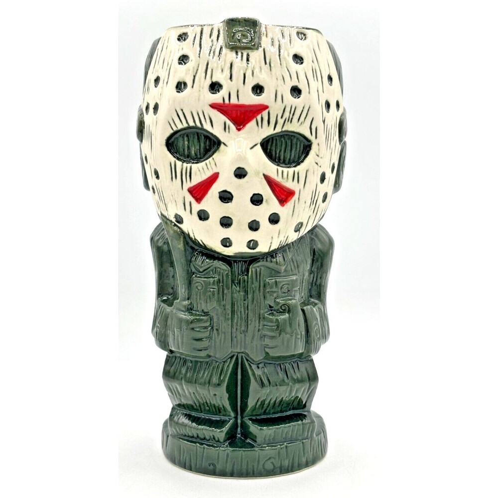 Geeki Tikis Friday The 13th Jason‎ Voorhees Ceramic Tiki Mug Holds 26 Ounces NNB